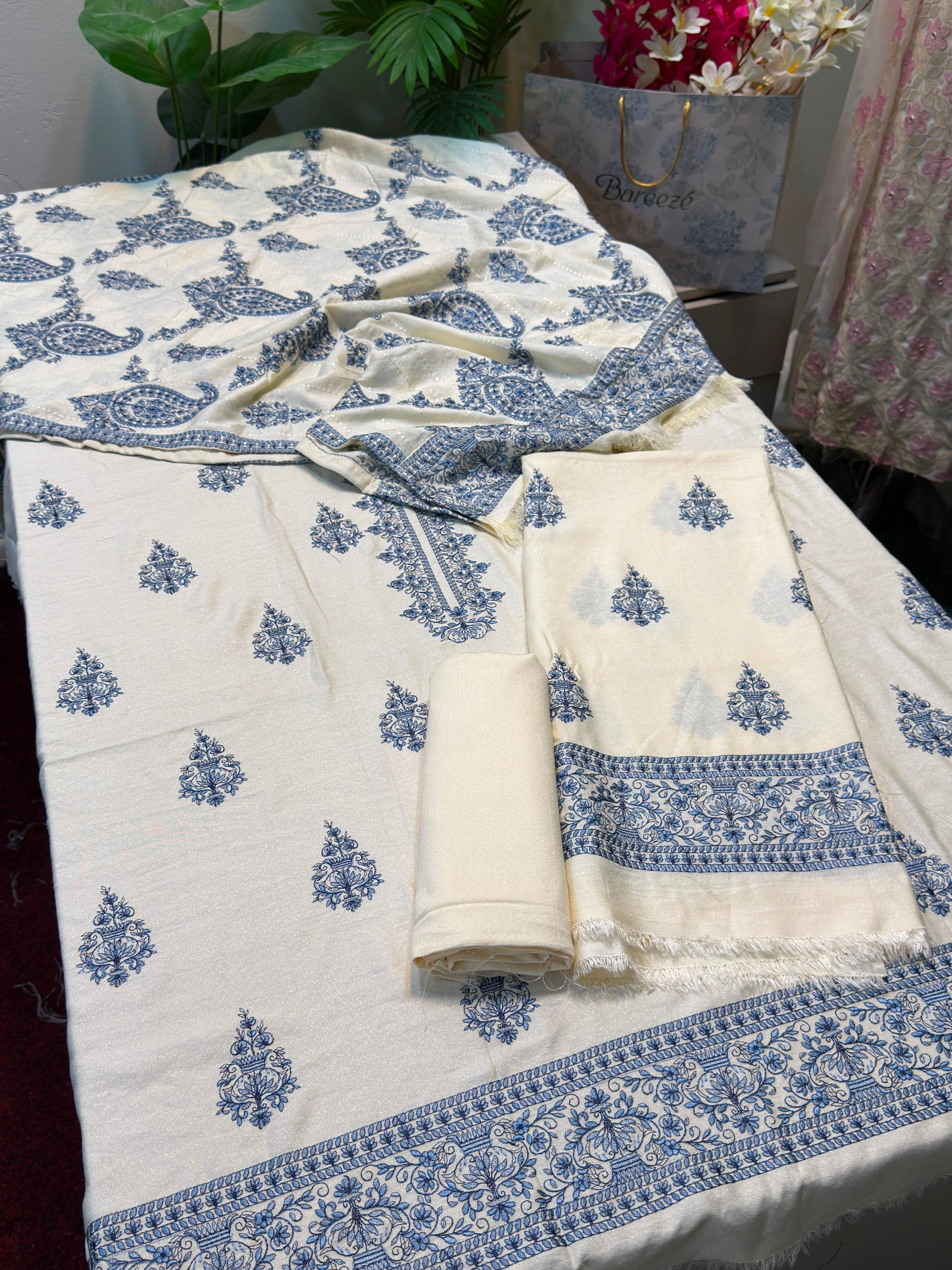 Bareeze 2PC Shawl Suit