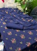 Bareeze Karandi 3PC Suit - Dark Blue