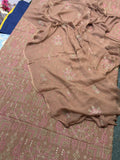 Bareeze 3PC Karandi Suit - Brown