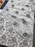 Bareeze 3PC Karandi Suit - Light Grey