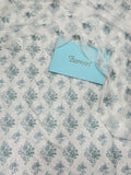 Bareeze Lawn 3PC Suit White - Unstitched Embroidered Lawn Shirt with Pure Crinkle Chiffon Dupatta