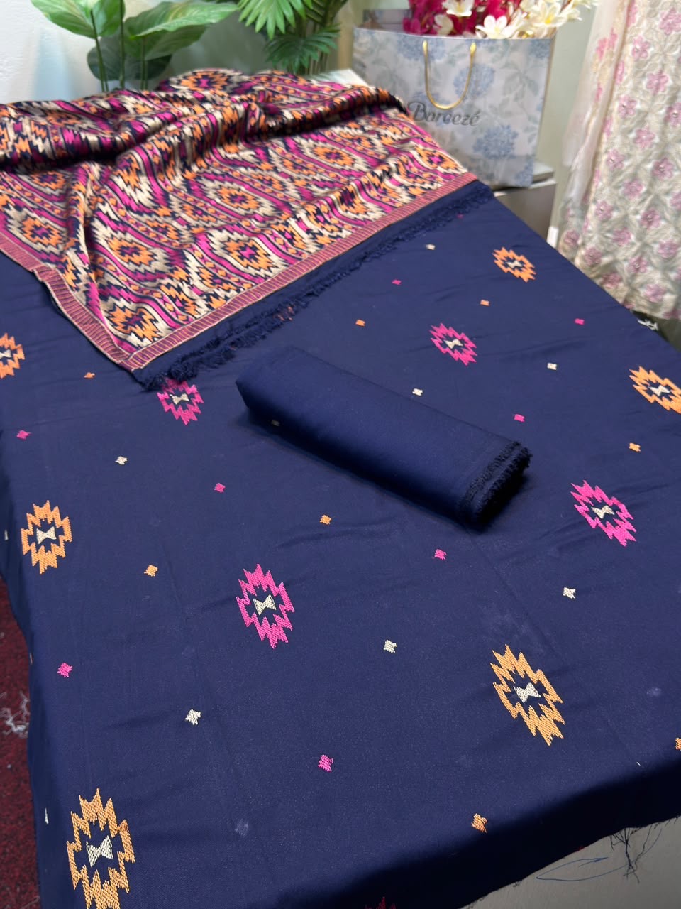 Bareeze 3PC Shawl Suit