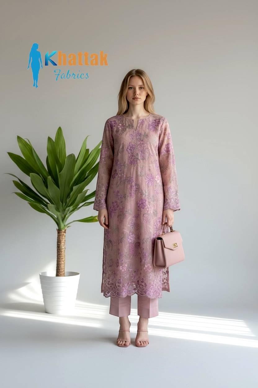 Khattak Fabrics 0102 – Soft Unstitched Fabric for Winter Tailoring