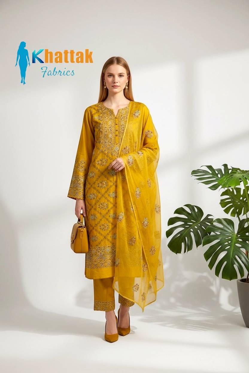 Khattack Fabrics Karandi-029 Khattak Fabrics 0099 – Soft Karandi Fabric from Winter Collection 2025
