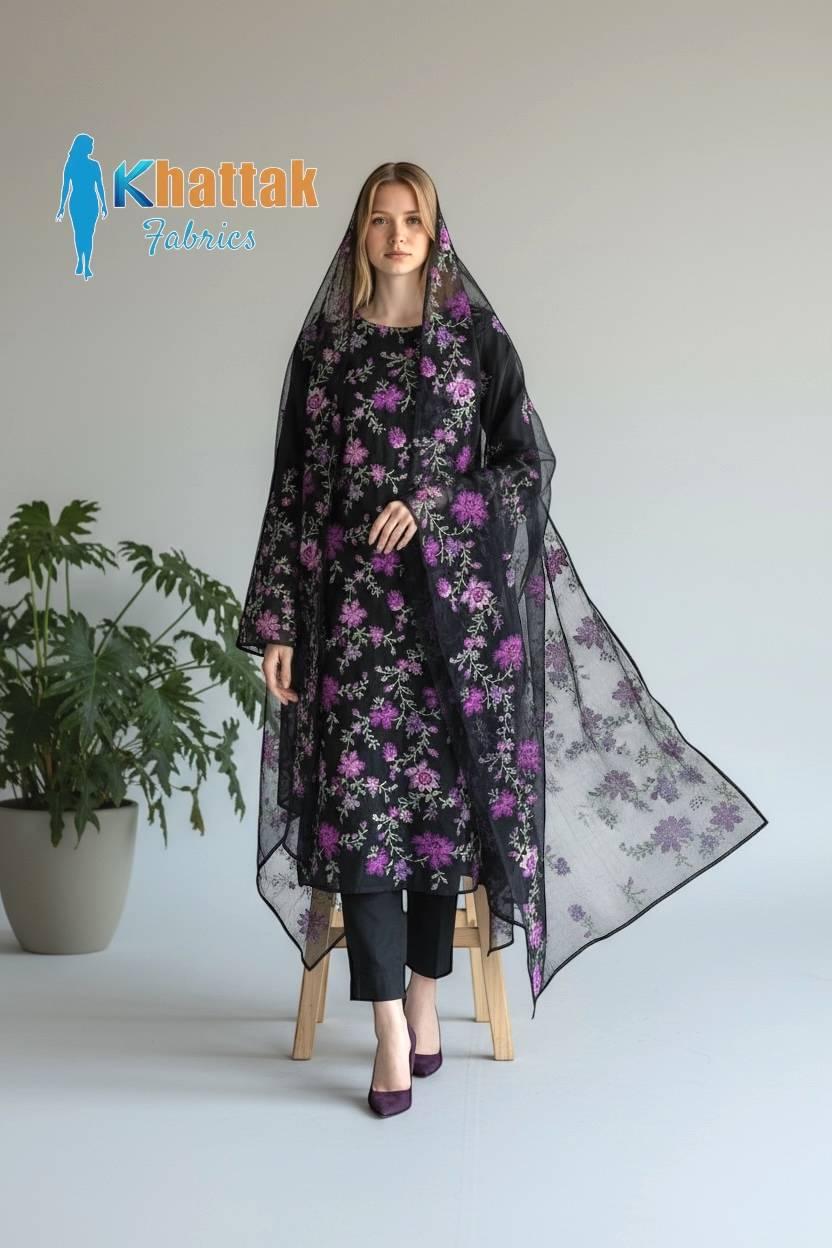 Khattak Fabrics 0072 – Soft and Cozy Unstitched Karandi Fabric