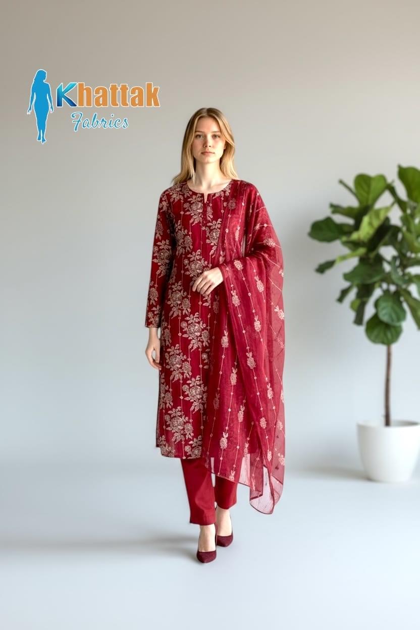 Khattak Fabrics 0046 – High-Quality Winter Karandi Fabric by Khattak Fabrics