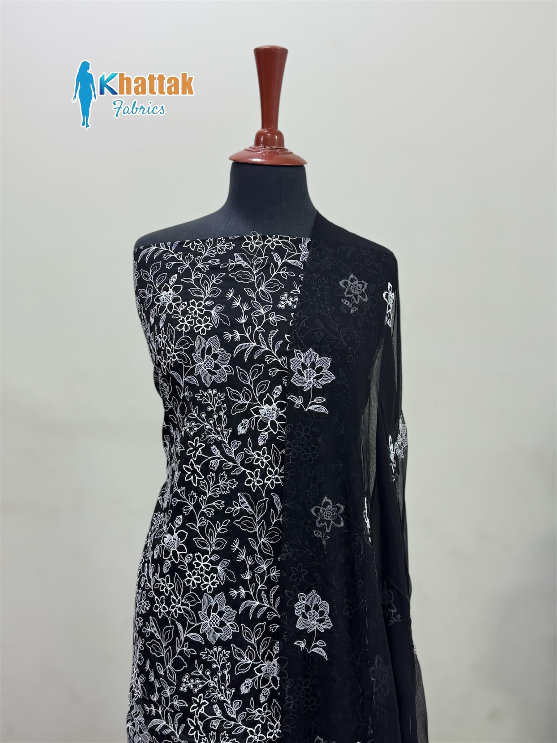 Bareeze 3PC Karandi – Premium Winter Embroidered Suit